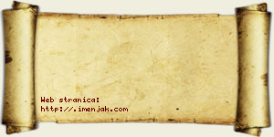 Isidor Michaud vizit kartica